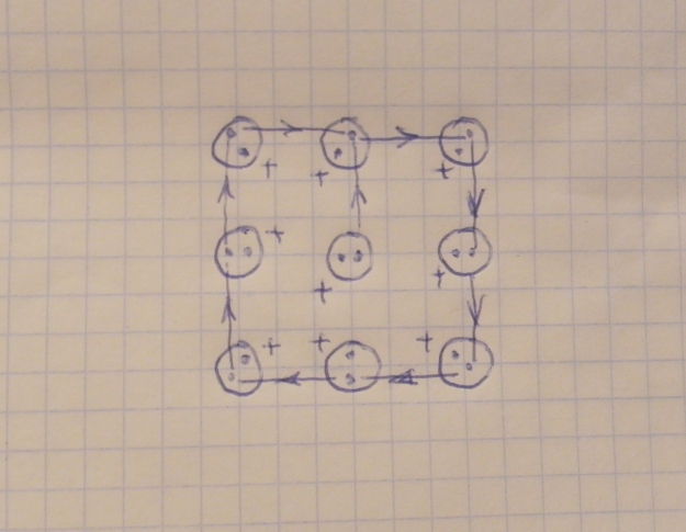 Схема соединения светодиодов для куба 3х3х3