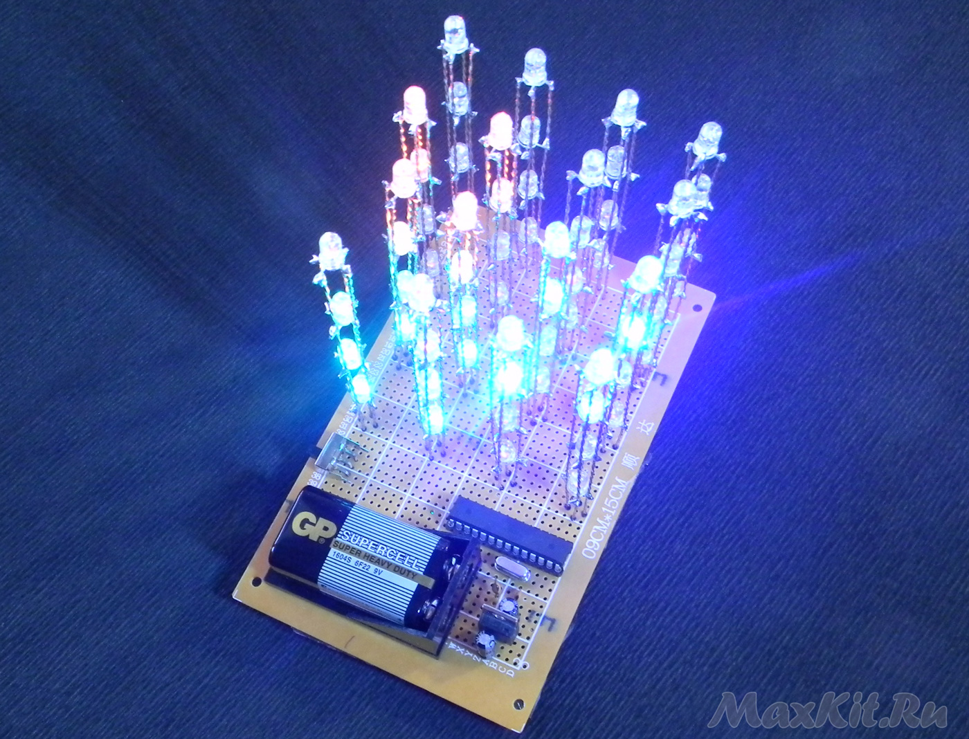 КУБ 4х4х4 ИЗ RGB СВЕТОДИОДОВ. Проекты Arduino